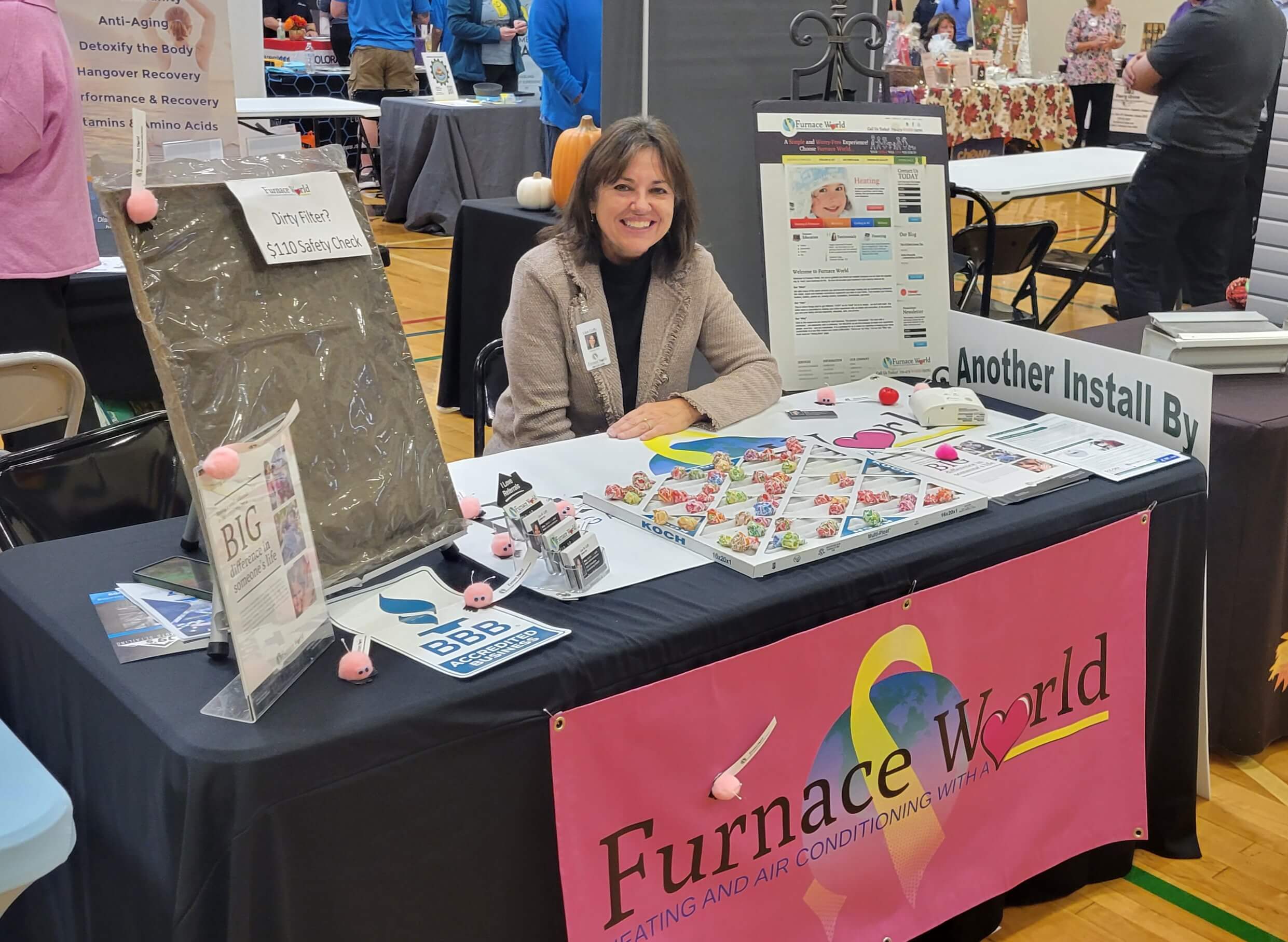 Photo of Furnace World vans in Monument